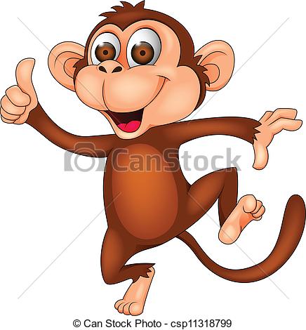436x470 Collection Of Funny Monkey Drawing Download Them And Try To Solve - Funny Monkey Sketch
