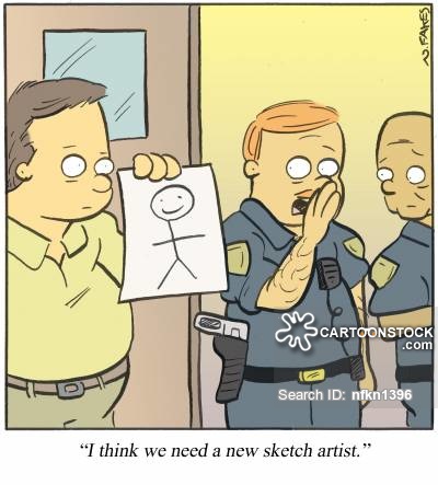 Funny Police Sketch at PaintingValley.com | Explore collection of Funny ...