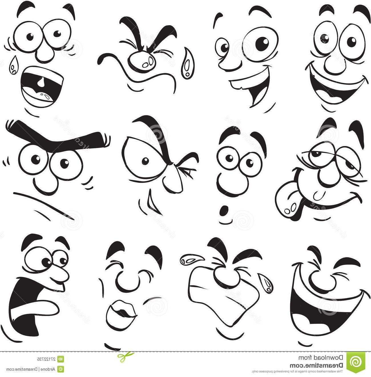 Funny Sketch Faces At PaintingValley Explore Collection Of Funny