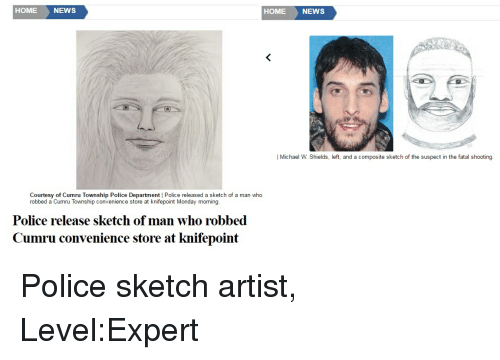 500x360 Home News Home News I Michael W Shields Left And A Composite - Funny Suspect Sketch