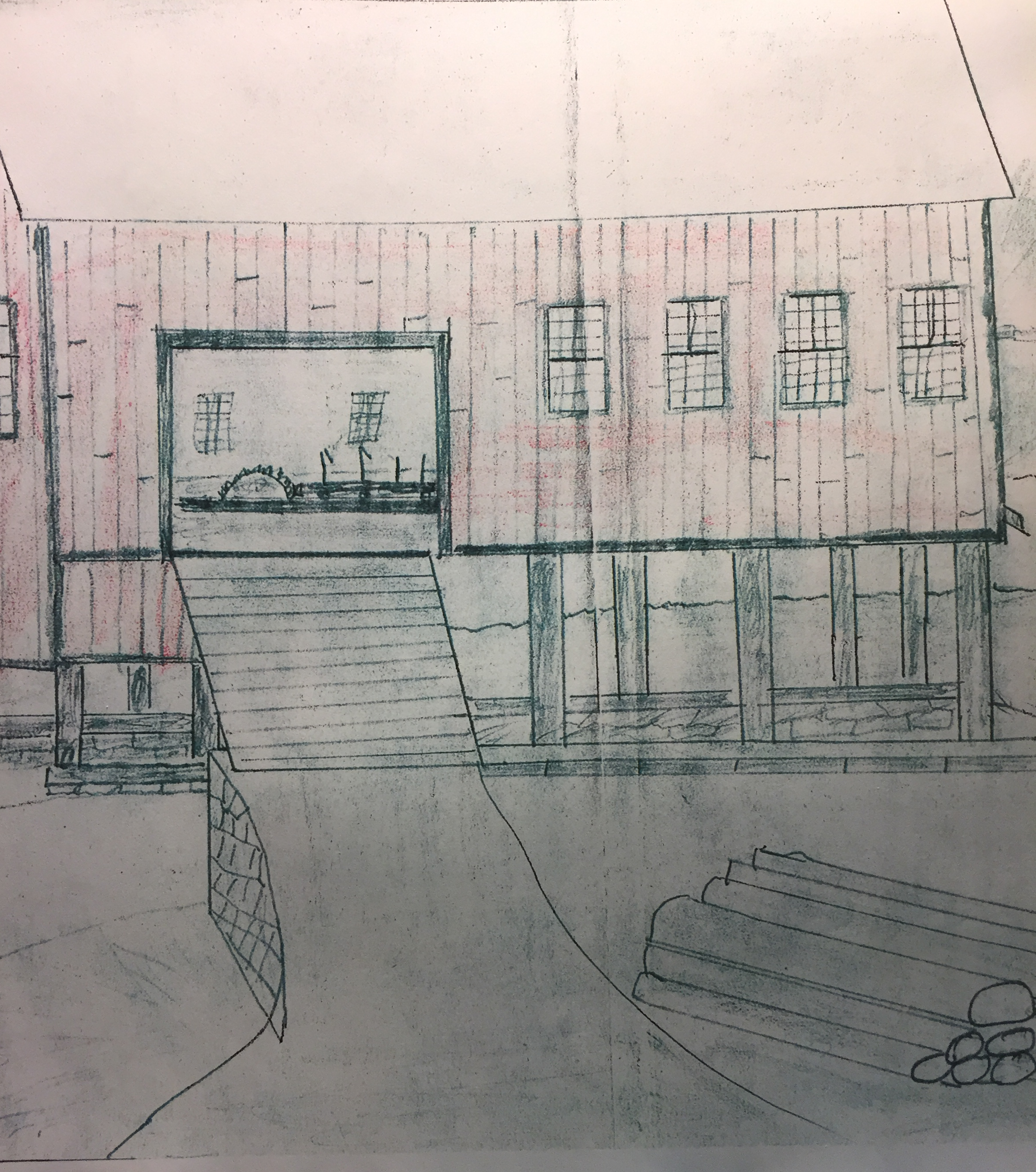 2398x2712 Sawmill Sketch - Furnace Sketch