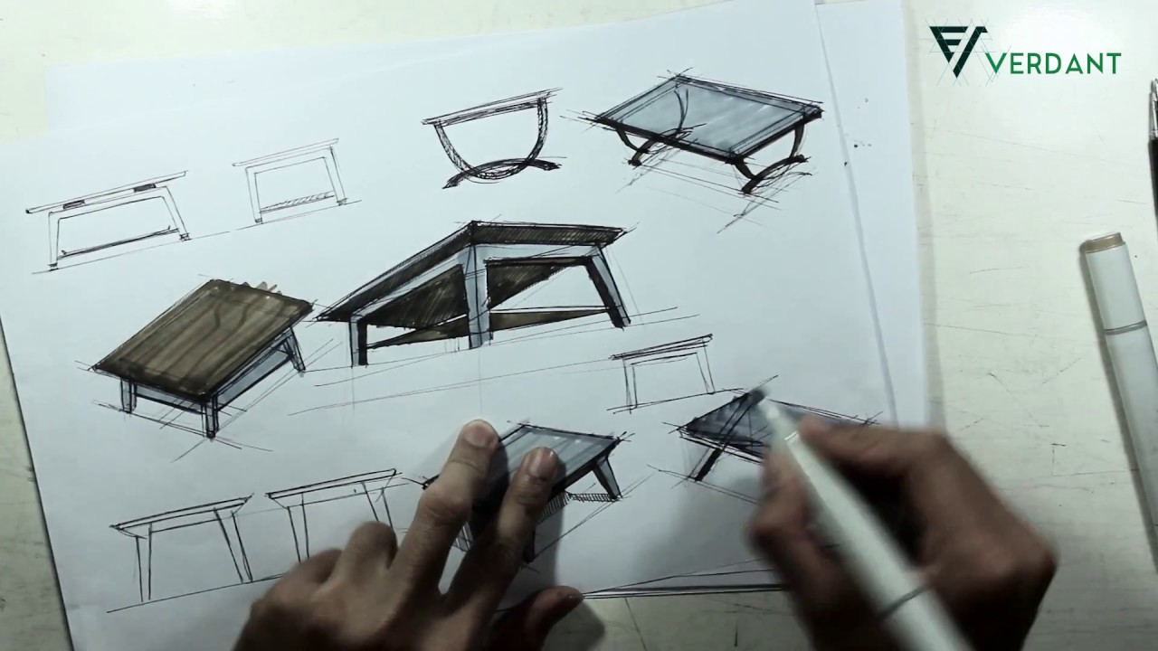 1280x720 How To Sketch Furniture - Furniture Design Sketches
