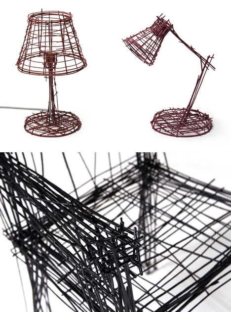 468x631 Real 3d Sketches 3 Furniture Sets That Draw On 2d Doodles Urbanist - Furniture Sketches