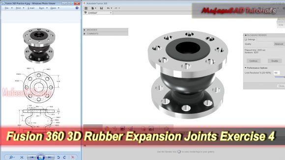 580x326 Fusion 360 3d Sketch Rubber Expansion Joints Tutorial - Fusion 360 3d Sketch