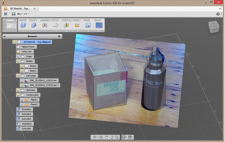 778x490 How To Create 3d Models Of Your Photos With 3 Sweep - Fusion 360 3d Sketch