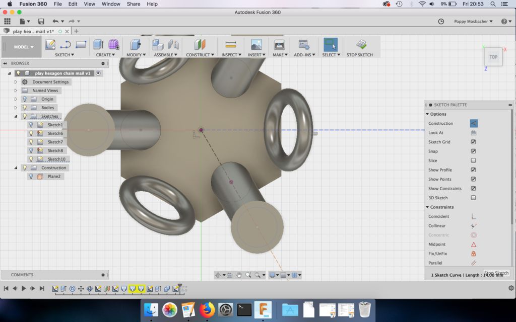 360 3. На рисунке изображен инструмент Fusion 360 позволяющий создать эскиз.