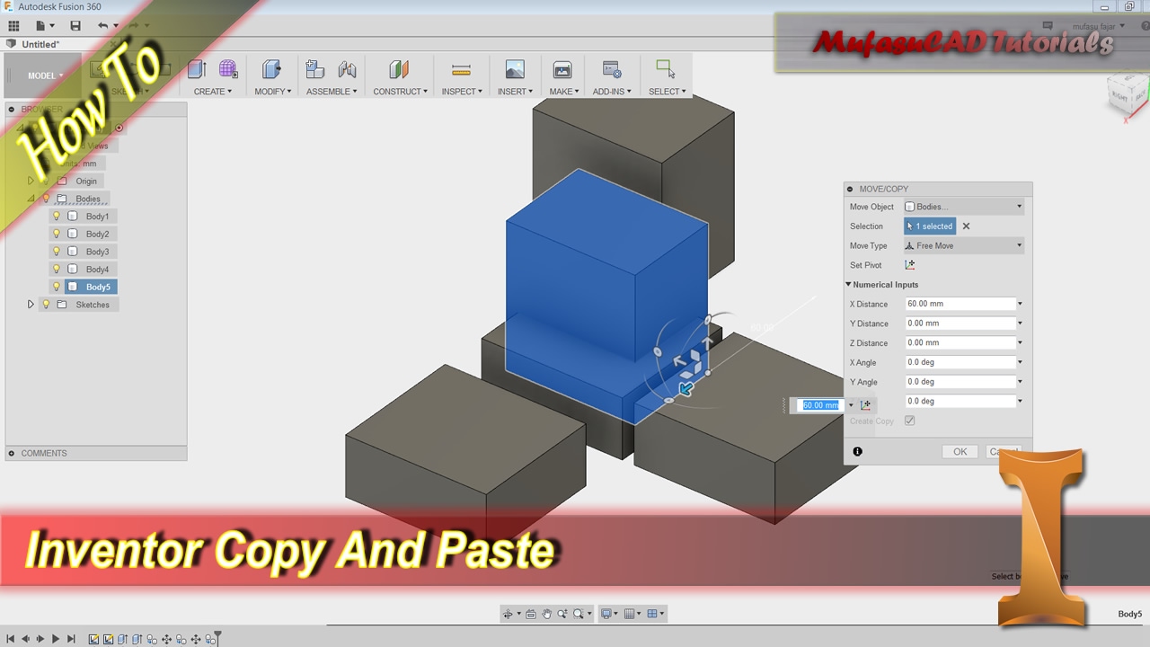 1280x720 Fusion 360 How To Copy And Paste - Fusion 360 Copy Sketch