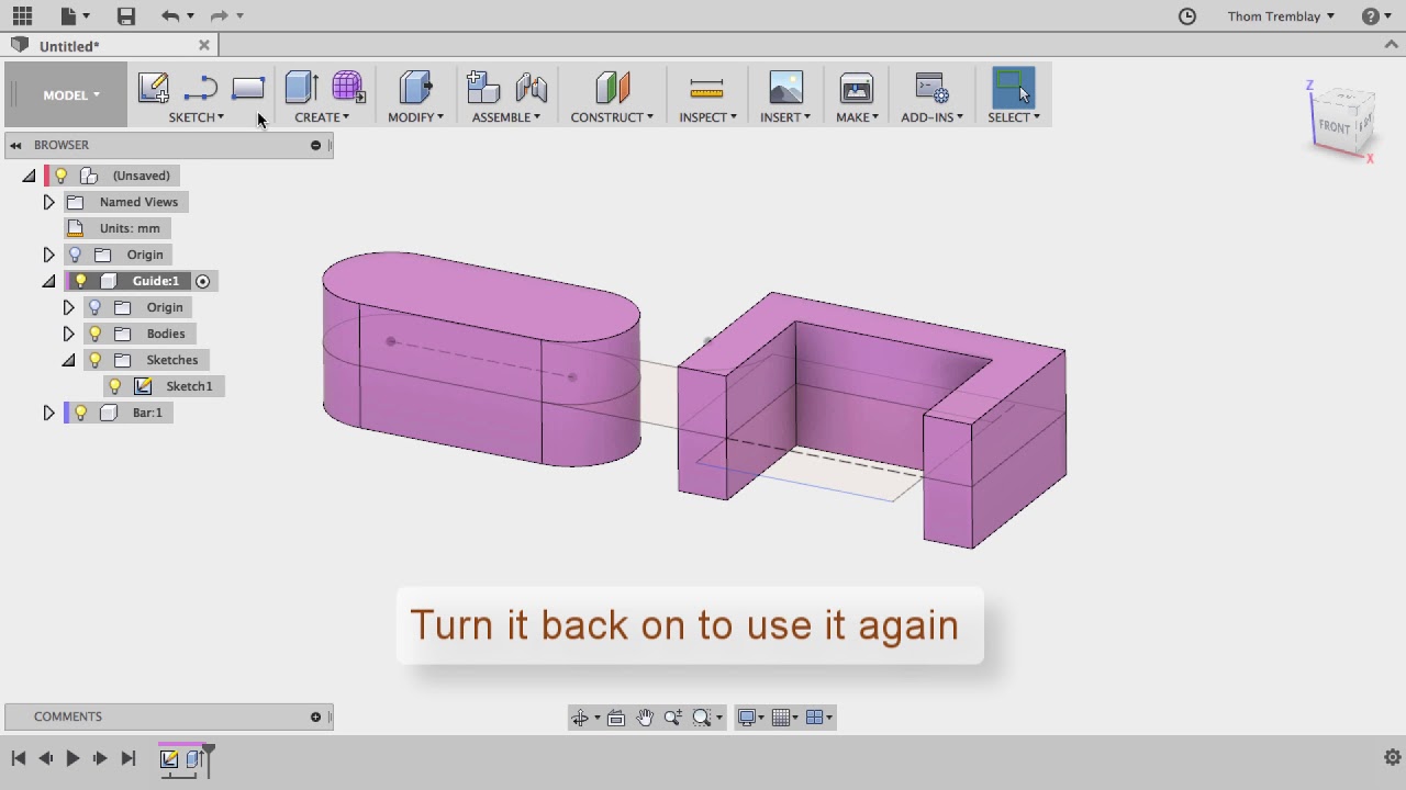 1280x720 Fusion 360 Sketch Reuse For Multiple Features - Fusion 360 Copy Sketch
