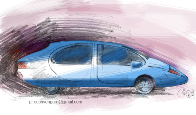 643x378 Future Car Sketch - Future Car Sketch