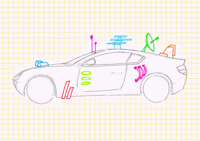 700x495 How Will Future Cars Stay Up To Date Make Them Open Like A Pc - Future Car Sketch