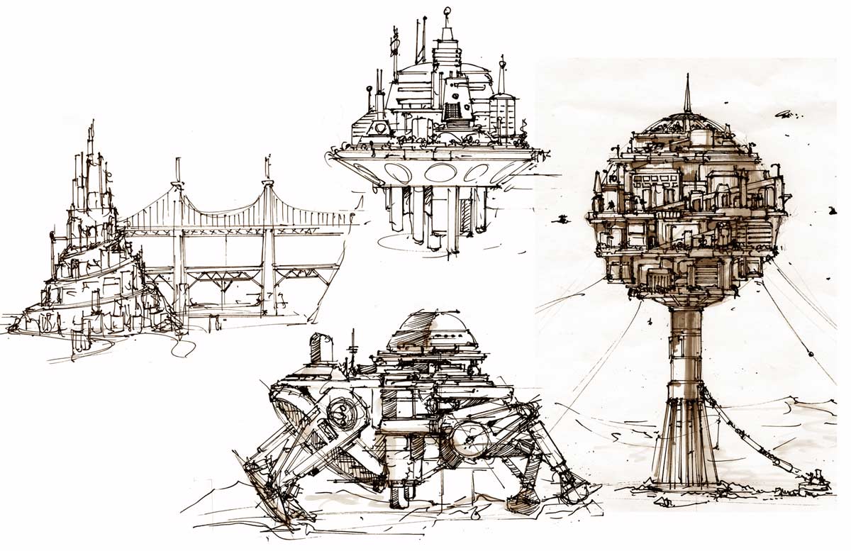 1200x777 Image - Future City Sketch