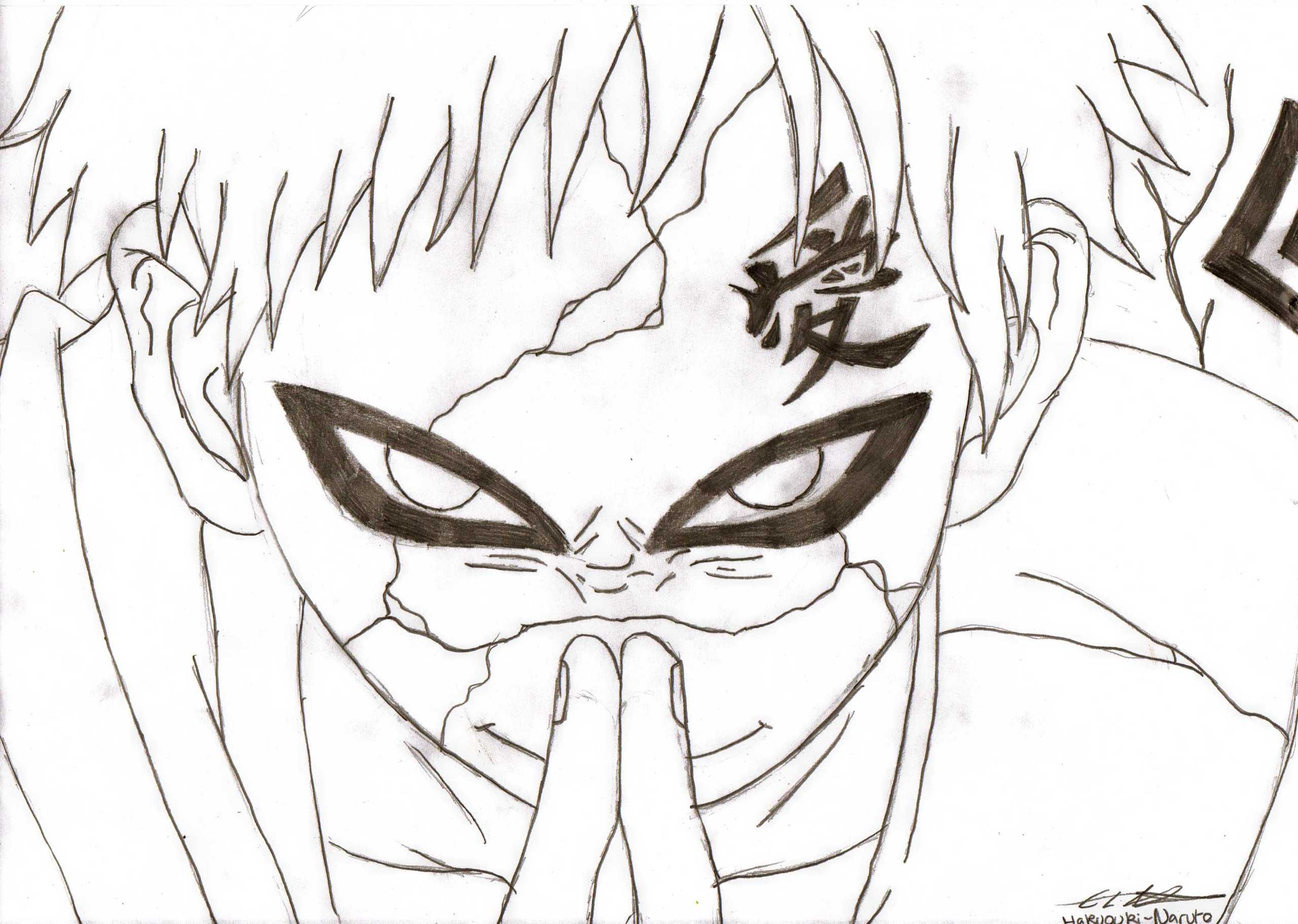 2560x1822 Gaara - Gaara Sketch