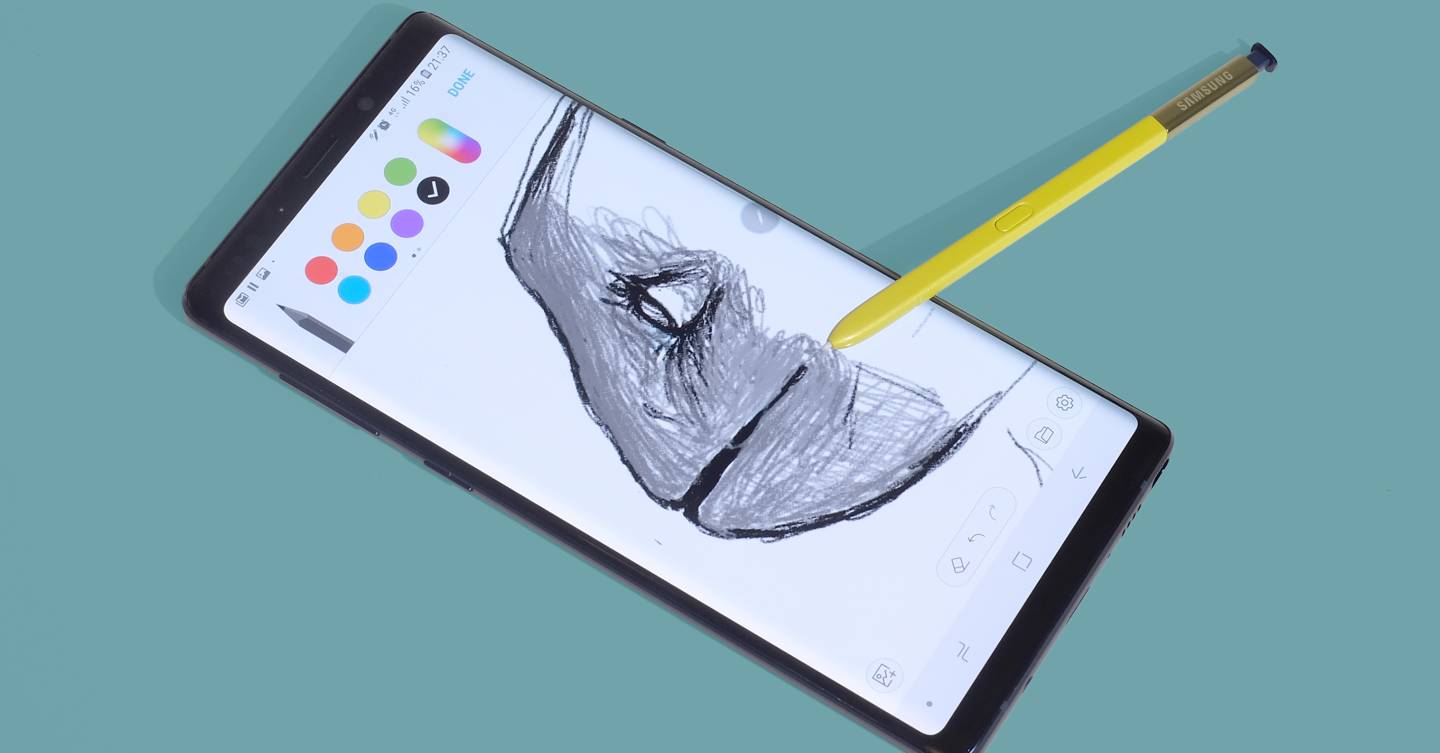 1440x753 Samsung Galaxy Note 9 Review A Great Phone Blighted By Bixby - Galaxy Note Sketch