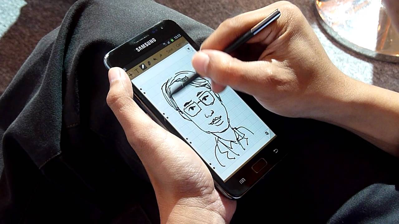 1280x720 Sketching On The Samsung Galaxy Note - Galaxy Note Sketch