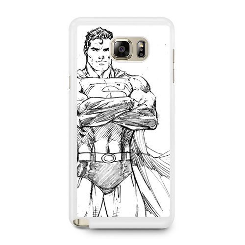 500x500 Comics Superman Simple Pencil Sketch Samsung Galaxy Note 5 Case - Galaxy Sketch