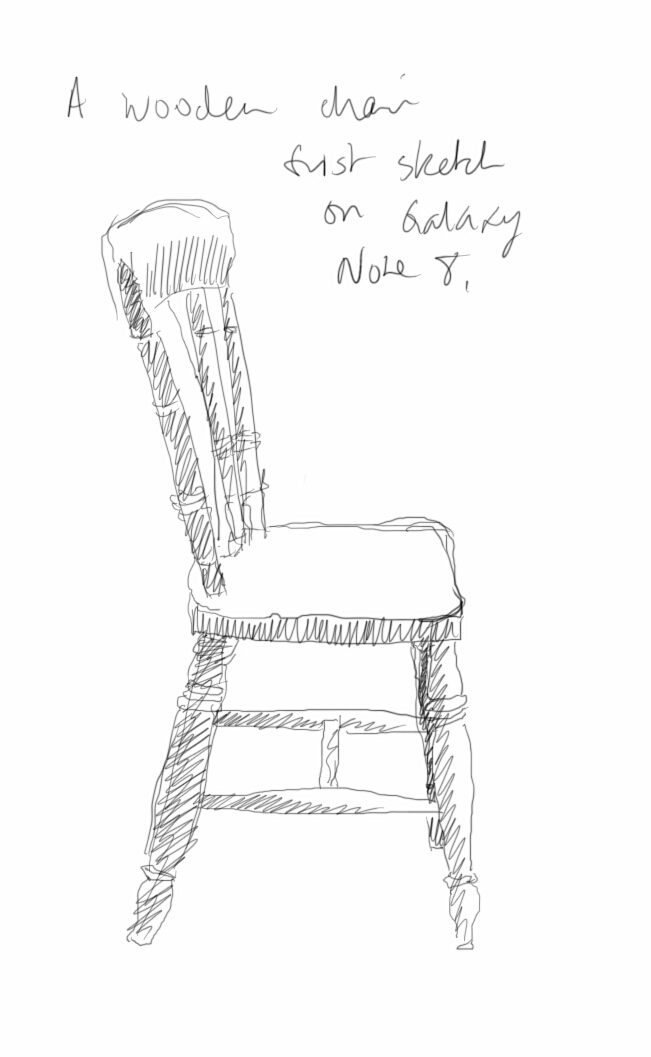 651x1057 First Sketch On The Galaxy David Reid - Galaxy Sketch