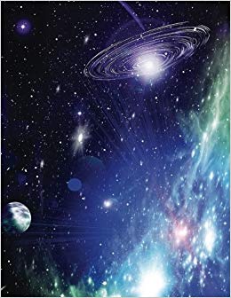 260x336 Galactic Blank Sketchbook Blank Art Sketch Pad Notebook (Science - Galaxy Sketch