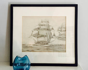 Galleon Sketch at PaintingValley.com | Explore collection of Galleon Sketch