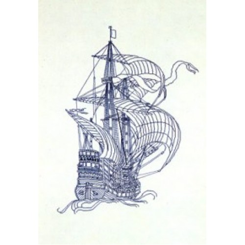 500x500 Galleonships And The Sea - Galleon Sketch
