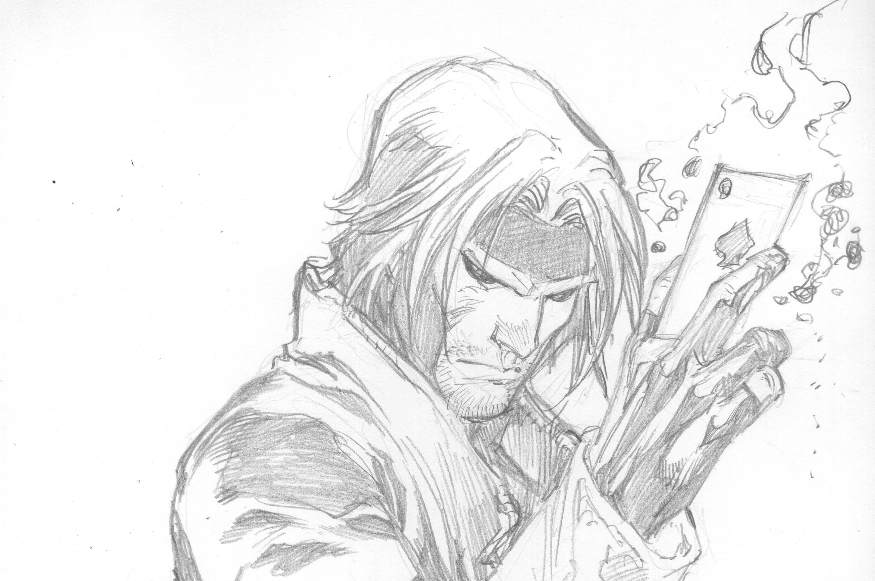 3000x1992 Ed Benes - Gambit Sketch