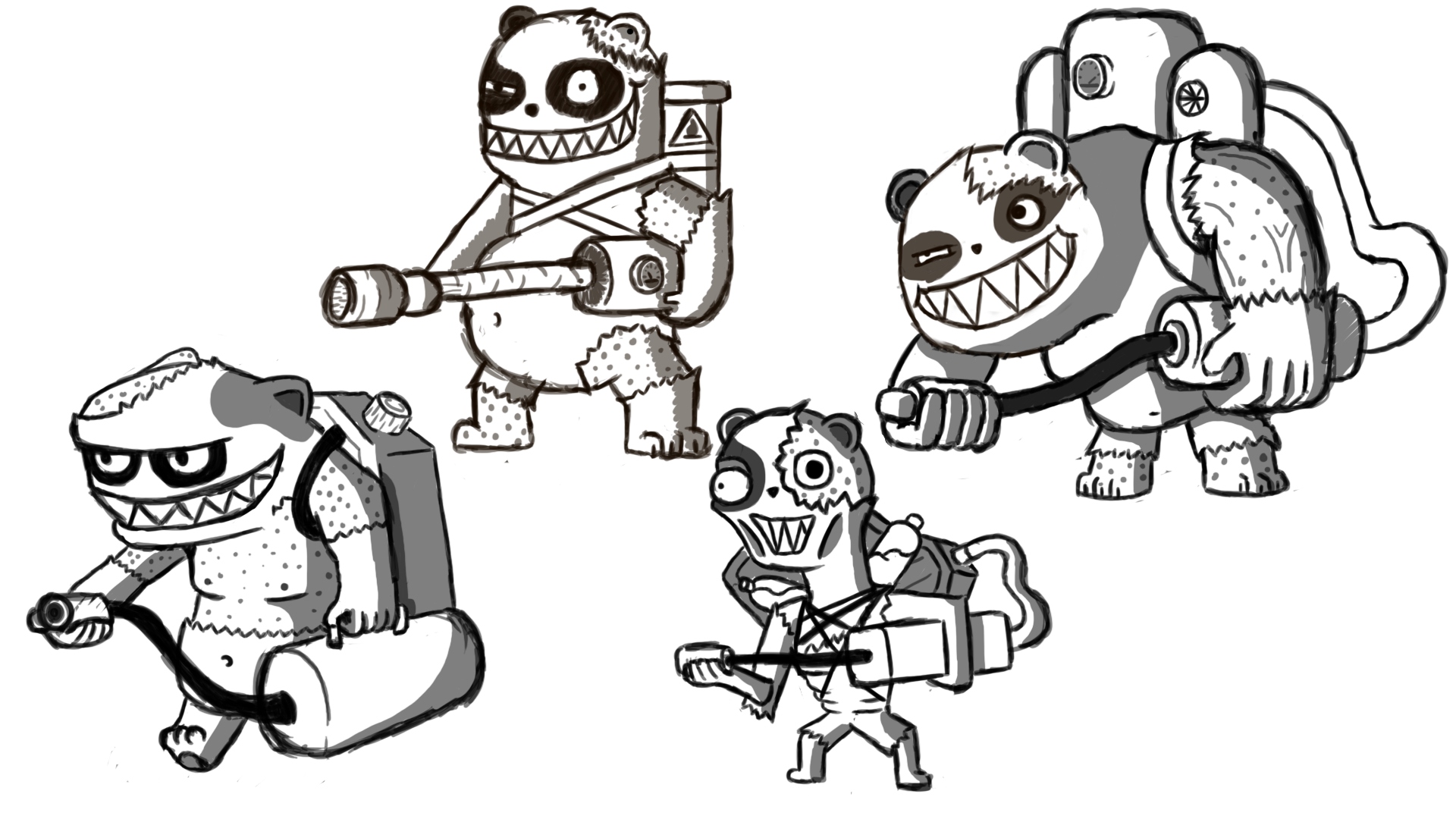 1920x1080 Character (Game Art) Robin Laurijssens - Game Character Sketch