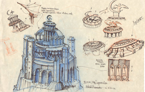 500x318 Game Of Thrones Bilder The Eyrie Sketches Hd Hintergrund And - Game Of Thrones Sketches
