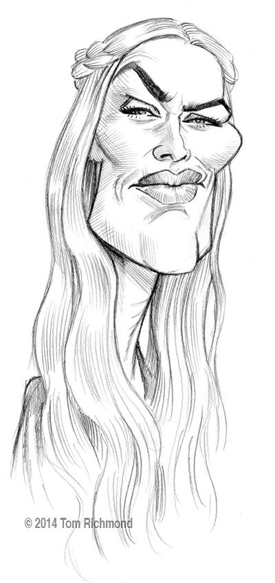 400x849 Richmond Illustration Inc. - Game Of Thrones Sketches