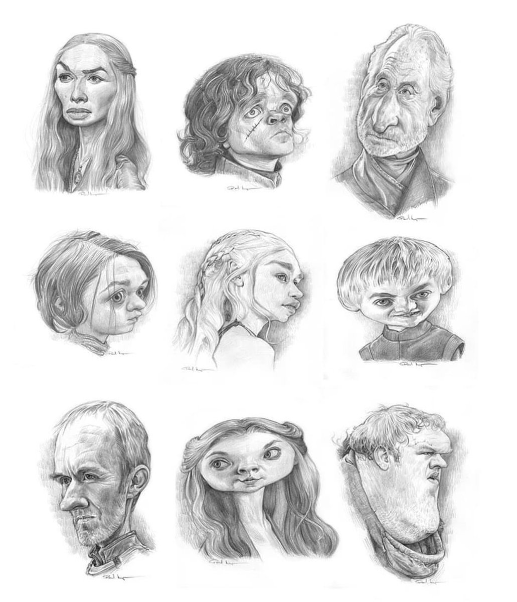 1031x1200 Toons Mag On Twitter Game Of Thrones Sketches. Caricature By - Game Of Thrones Sketches