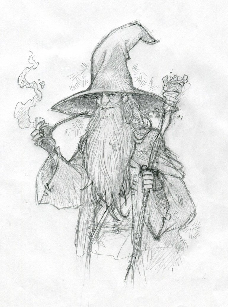 770x1038 Gandalf By Marcol87 - Gandalf Sketch