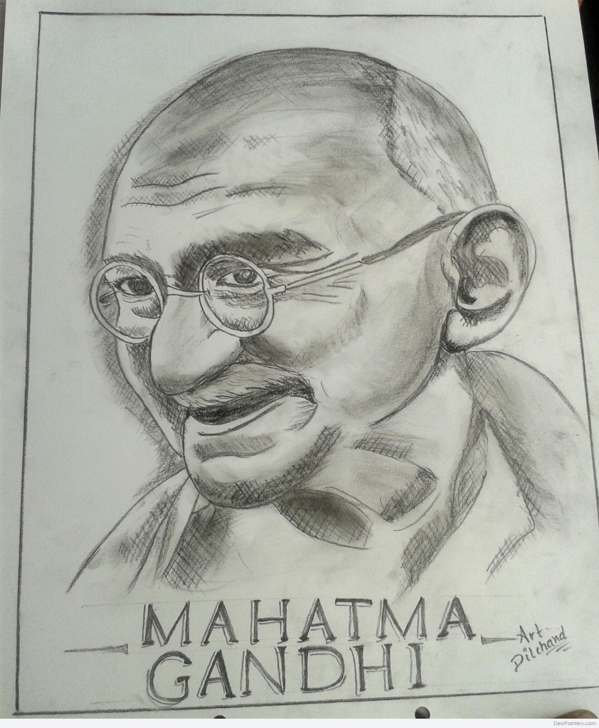 842x1024 Mahatma Gandhi Sketch Mahatma Gandhi Pencil Sketch Pencil Photo - Gandhiji Sketch