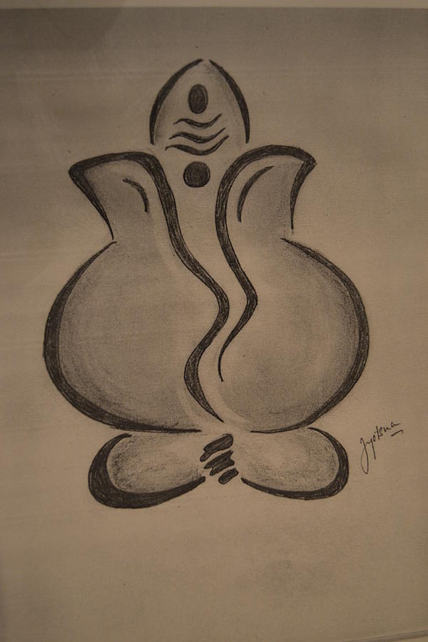 600x900 Ganesh Chaturthi Ganesh Artwork Drawings - Ganesh Ji Sketch