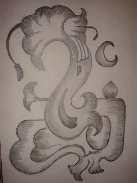 474x632 Easy Pencil Drawings Of Lord Ganesha. Free Ganesh Ji Sketch Download - Ganesh Pencil Sketch