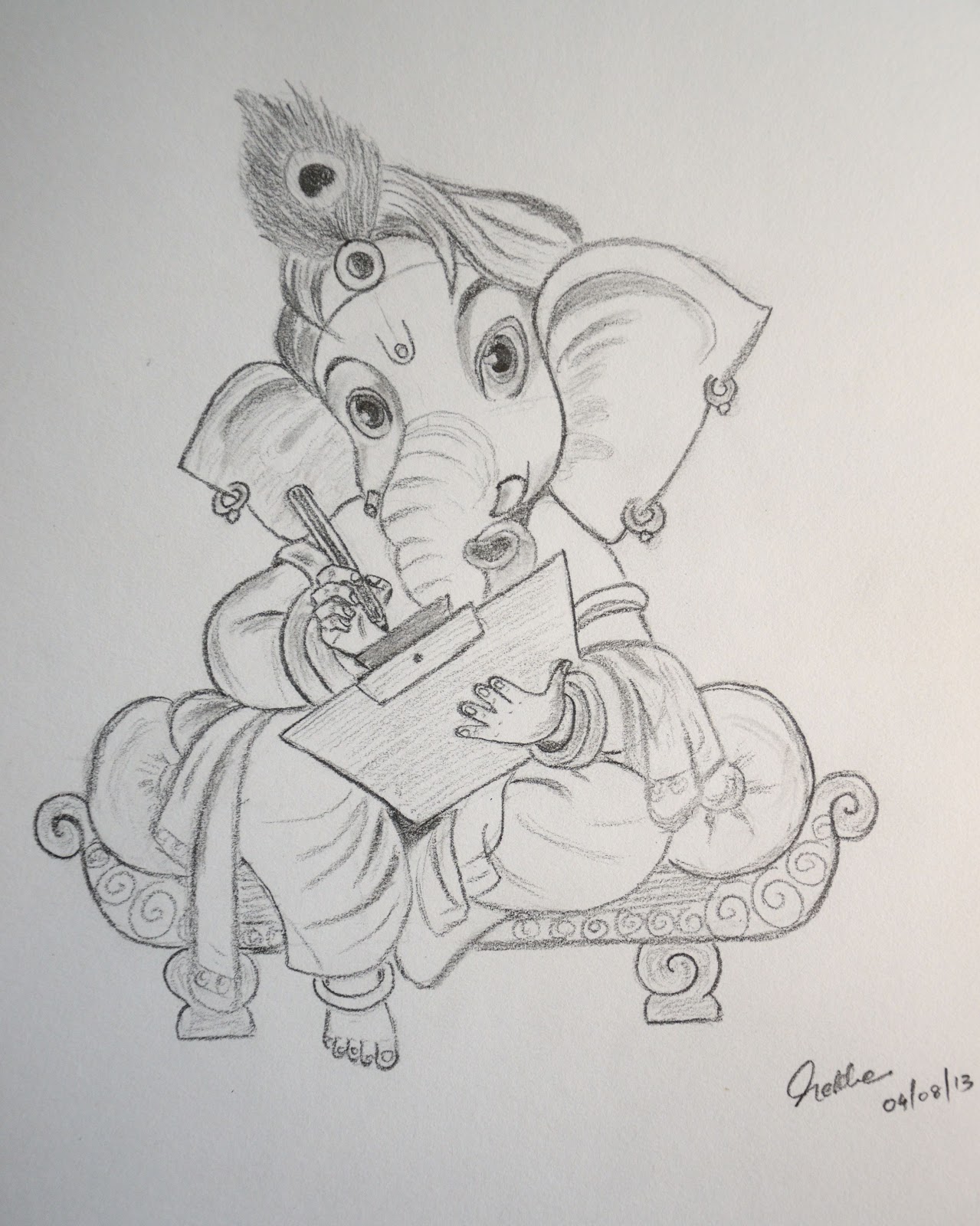 1279x1600 Ganesha Sketch Gallery Images) - Ganesh Sketch