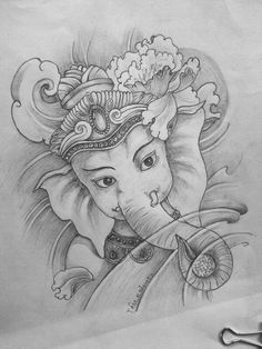 236x314 Lord Ganesha Pencil Sketch...beautiful! Ganesha Drawings - Ganesh Sketch