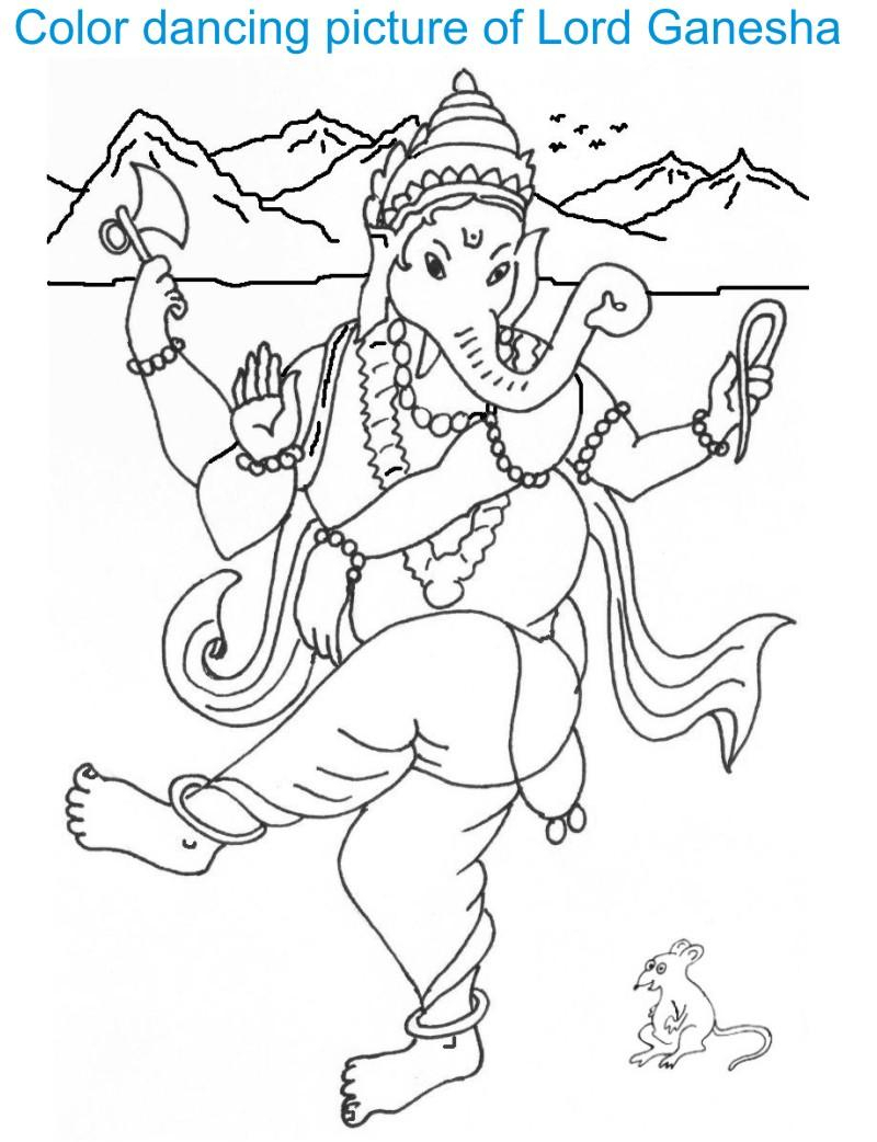 800x1042 Ganesh Sketch For Kids Ganesh Chaturthi Coloring - Ganesh Sketch For Kids