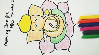 320x180 How To Draw Lord Ganesha Cartoon Drawing For Kids Lord Ganpati - Ganesh Sketch For Kids