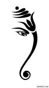 168x299 Simple Ganesh Line Drawings - Ganesha Sketches Simple