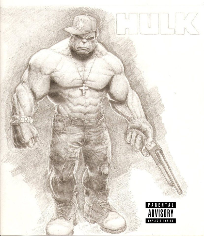 829x963 Gangster Cartoon Drawings Gangsta Hulk By Chocozilla Geek Fest - Gangster Sketches