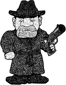 230x295 Great Gangster Drawings Your Mother Would Approve - Gangster Sketches