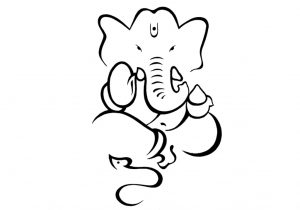 300x210 Ganesh Sketch Images Ganpati Painting Pencil Photo 3d Pencil Arts - Ganpati Sketch