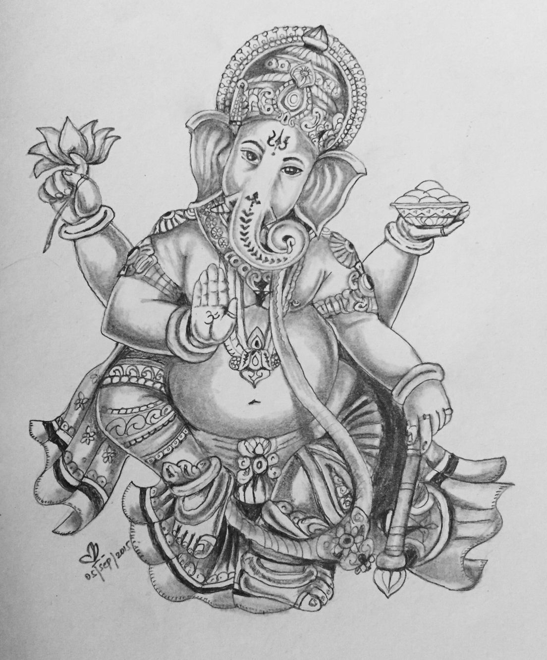 1104x1334 Lord Ganesh Sketch Images Lord Ganesha Sketches - Ganpati Sketch