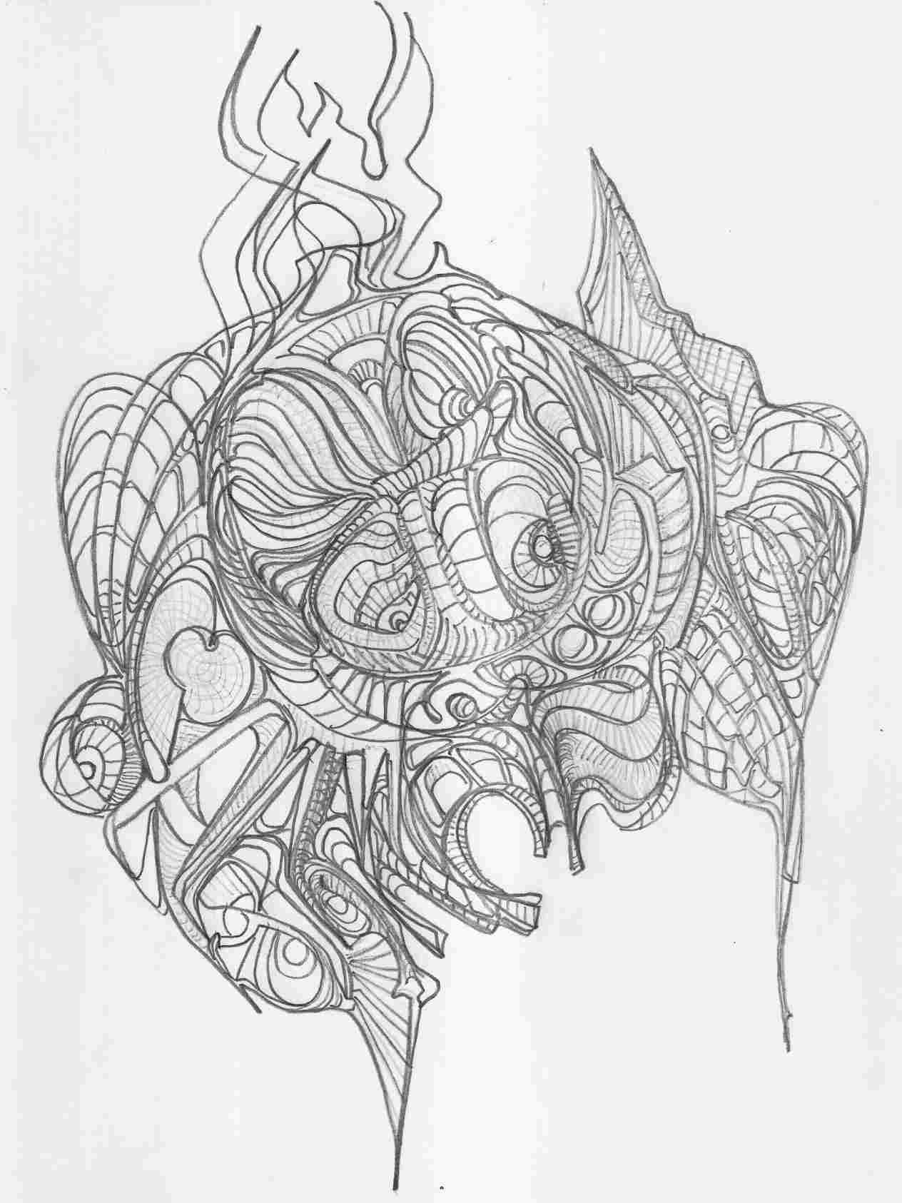 1264x1686 Drawing Ganpati Easy Way Spladdle - Ganpati Sketch