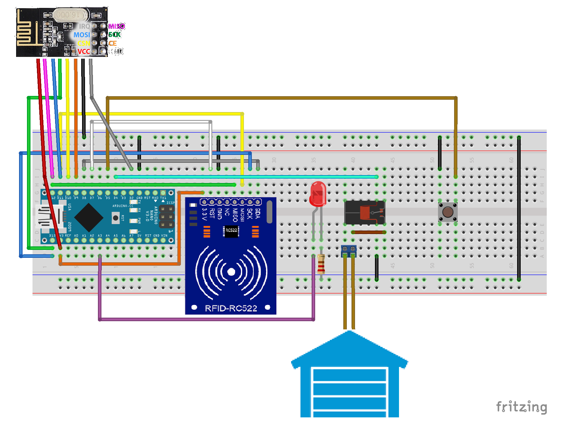 1917x1449 Rfid Garage Door Opener Mysensors Forum - Garage Door Sketch