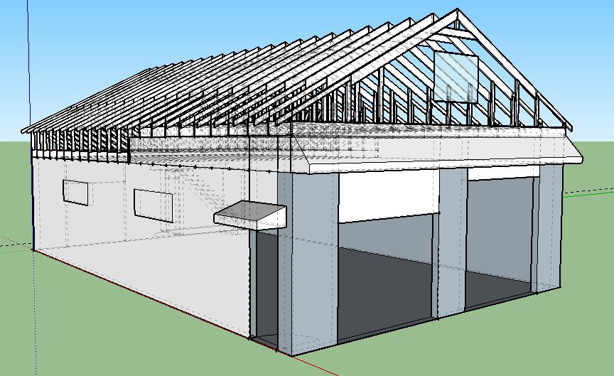 864x529 Garage Sketch - Garage Sketch