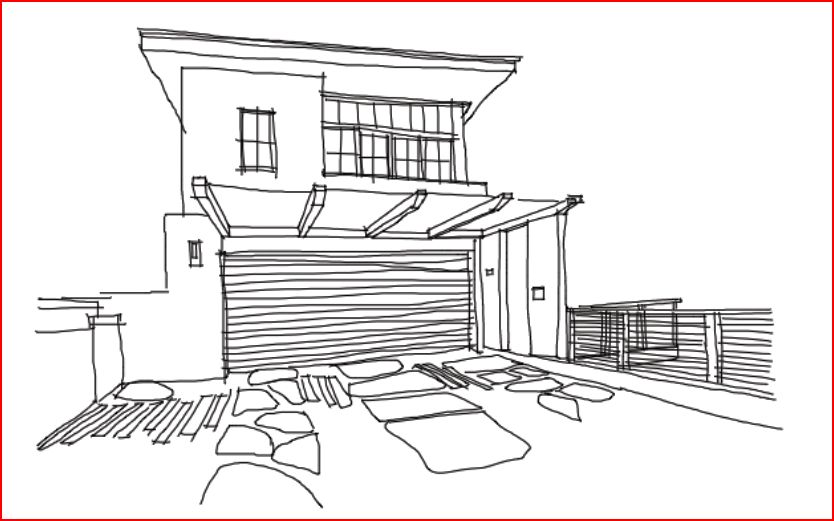 834x521 Inspiration Sketch Of The Day Transform Architects House - Garage Sketch