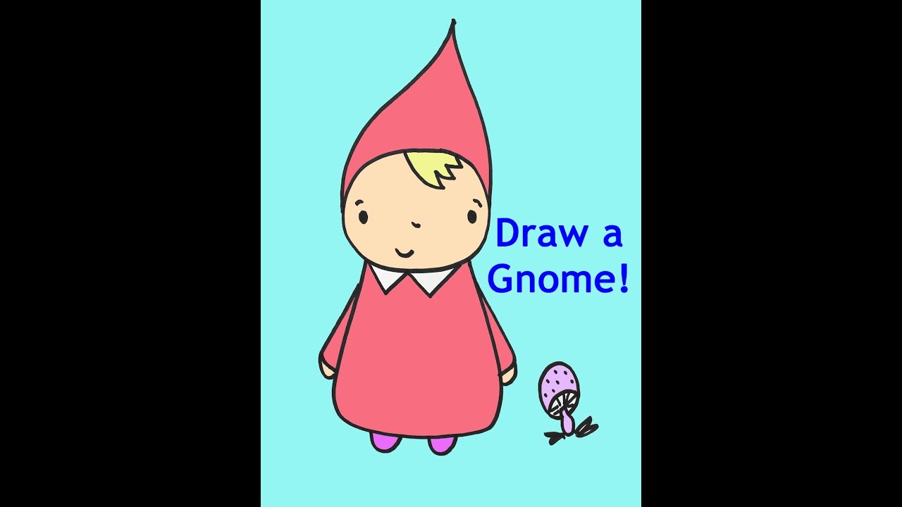 Garden Gnome Sketch At Paintingvalley Com Explore Collection Of