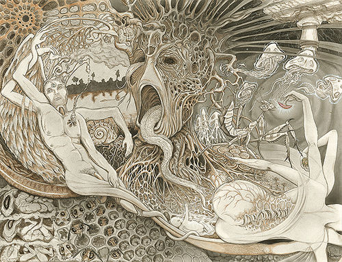 500x383 Bryan Ward Gallery - Garden Of Eden Sketch