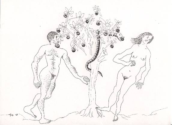 573x415 Garden Of Eden Story Stories Book Books Pictures Picture Image - Garden Of Eden Sketch