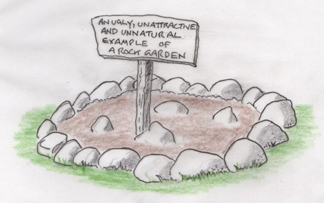 470x295 The Rock Garden - Garden Sketch Easy
