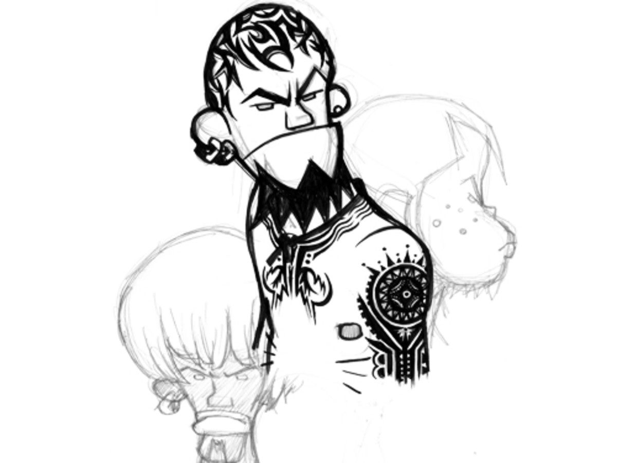 1200x900 Michael Lau - Gardener Sketch